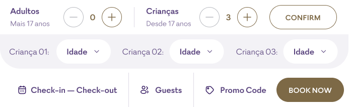 C10 Variante 4 — Hóspedes com idades